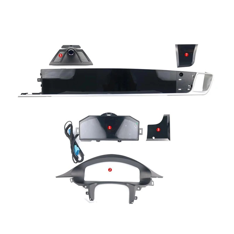 TEGRRAY Full Range Upgraded Interior Kit LCD Instrument Cluster Display Screen and Center for   Panamera 2011-2017